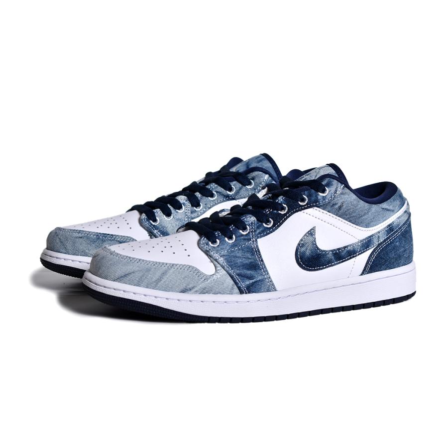 海外限定 NIKE AIR JORDAN 1 LOW SE "Washed Denim" ナイキ エア ジョーダン ロー スニーカー ( 日本未発売 デニム CZ8455-100 )｜precious-place｜04