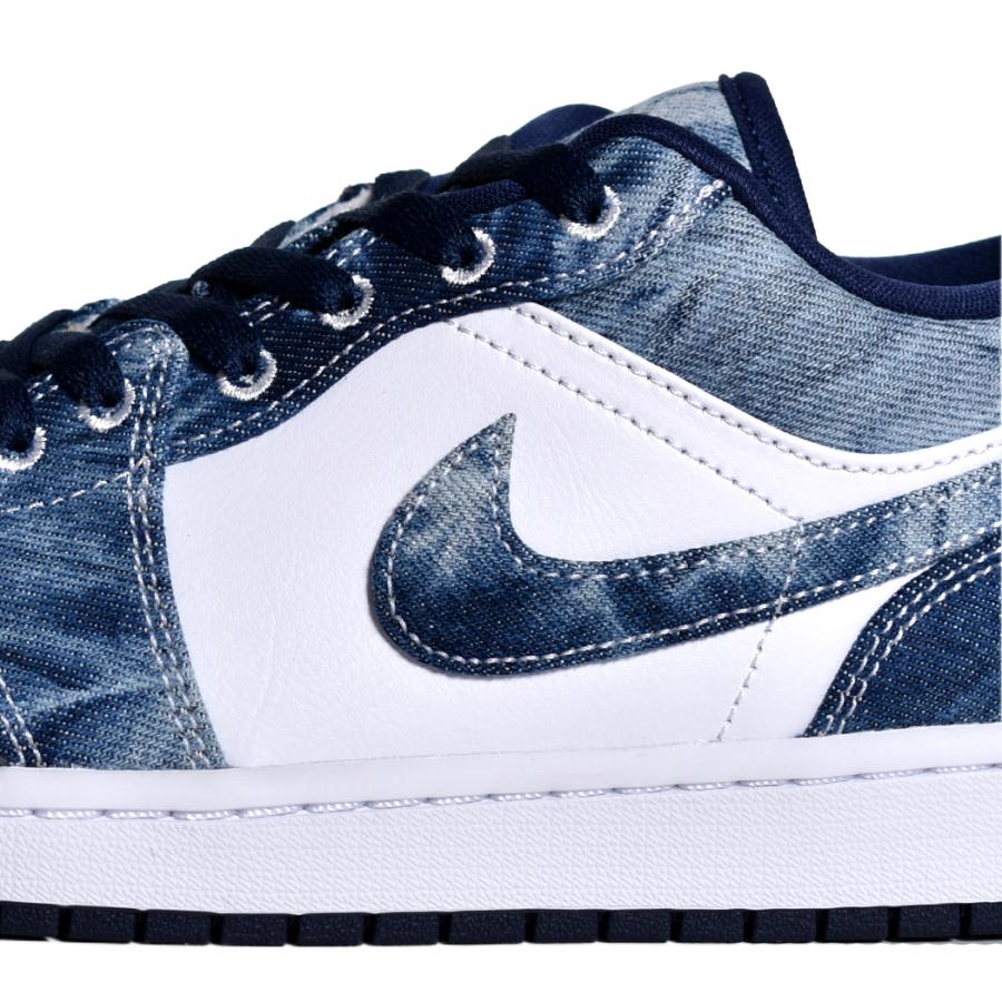 海外限定 NIKE AIR JORDAN 1 LOW SE "Washed Denim" ナイキ エア ジョーダン ロー スニーカー ( 日本未発売 デニム CZ8455-100 )｜precious-place｜08