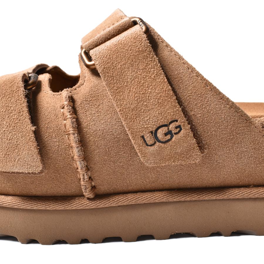 UGG W GOLDENSTAR HI SLIDE SANDAL "CHESTNUT" アグ ウィメンズ ゴールデンスター  ハイ スライド サンダル レディース (スエード 厚底 ウィメンズ 1155458)｜precious-place｜09