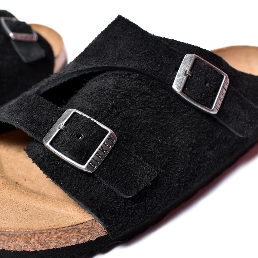 BIRKENSTOCK ZURICH ( NARROW FIT ) "BLACK" ビルケンシュトック チューリッヒ スエード サンダル ( レディース ウィメンズ 黒 ブラック SANDAL 1025060 )｜precious-place｜05