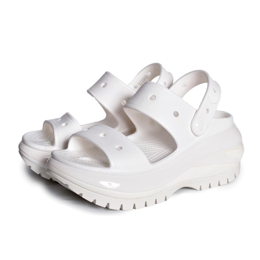 crocs CLASSIC MEGA CRUSH SANDAL WHITE クロックス クラシック メガ