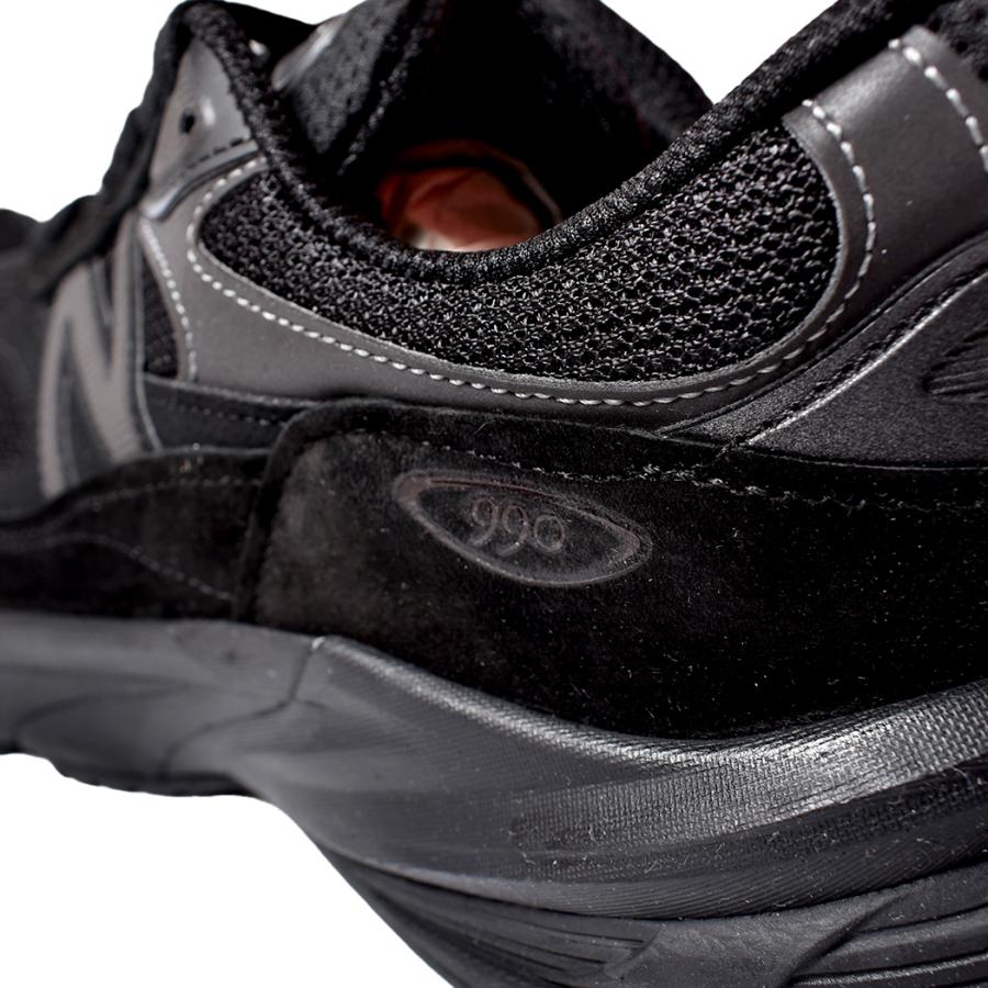 NEW BALANCE "made in USA" U990BB6 "Triple Black" ニューバランス スニーカー ( 黒 ブラック トリプルブラック 2E 992 993 メンズ )｜precious-place｜08