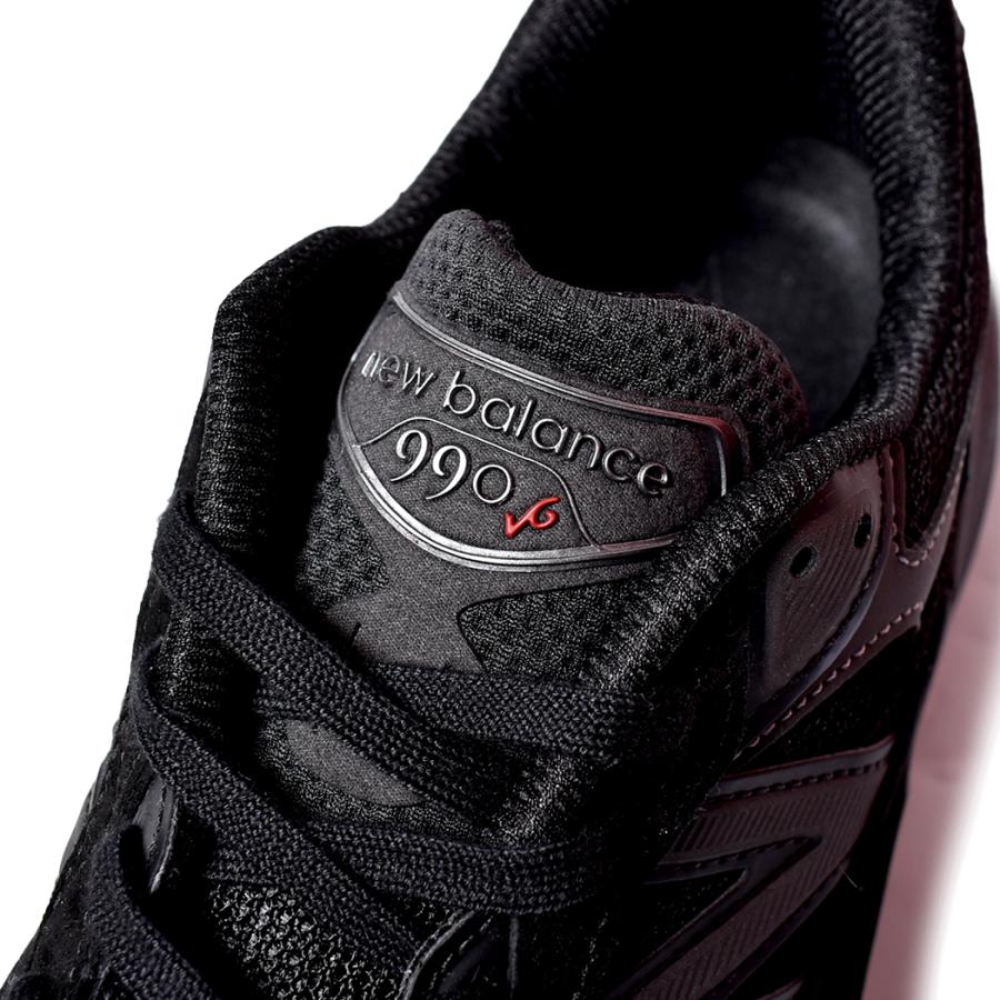 NEW BALANCE "made in USA" U990BB6 "Triple Black" ニューバランス スニーカー ( 黒 ブラック トリプルブラック 2E 992 993 メンズ )｜precious-place｜10