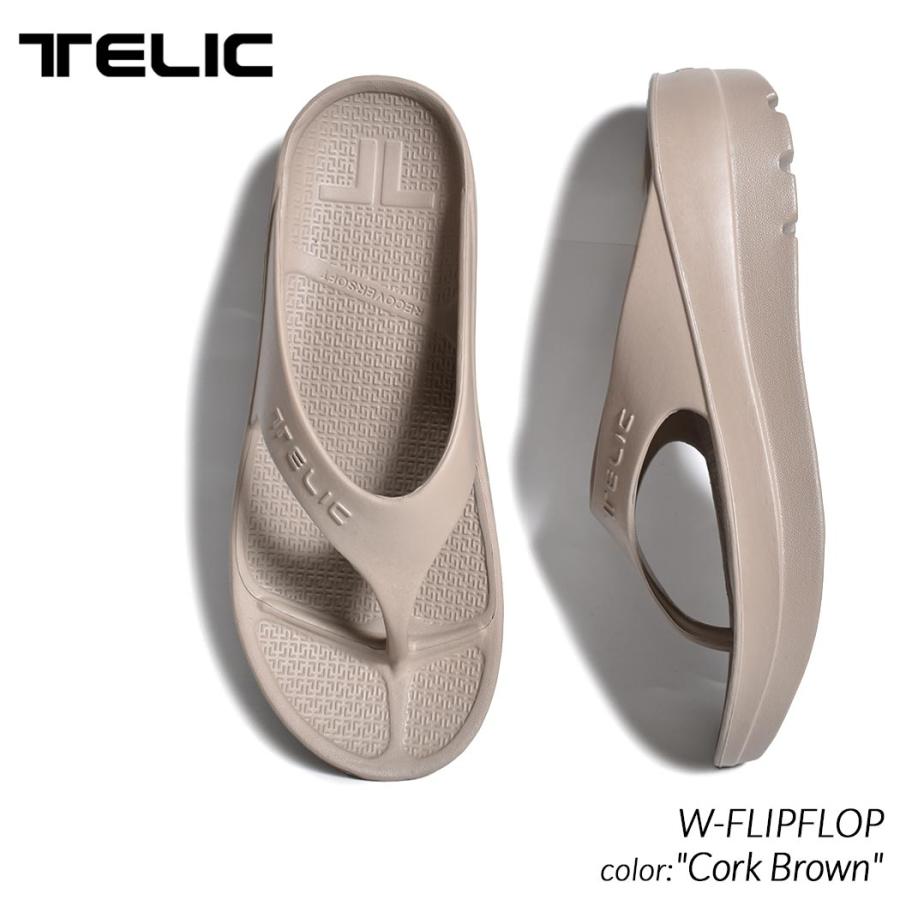 TELIC W-FLIPFLOP Cork Brown テリック ダブル フリップフロップ TELIC W-FLIPFLOP Cork Brown テリック ダブル フリップフロップ