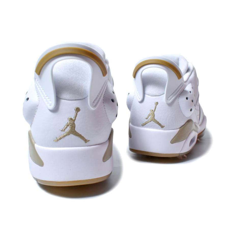 NIKE JORDAN RETRO 6 GOLF “LINEN” WHITE/KHAKI ナイキ エア ジョーダン レトロ ゴルフ スニーカー ( 白 ベージュ AJ6 ゴルフシューズ メンズ DV1376-100 )｜precious-place｜03