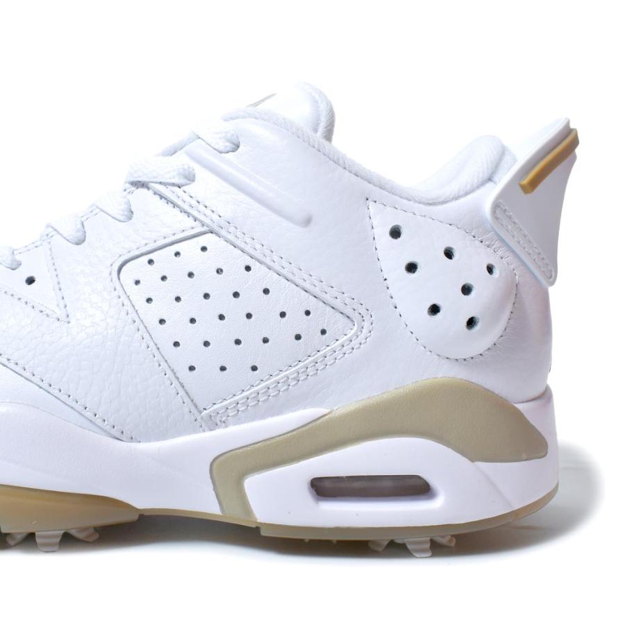 NIKE JORDAN RETRO 6 GOLF “LINEN” WHITE/KHAKI ナイキ エア ジョーダン レトロ ゴルフ スニーカー ( 白 ベージュ AJ6 ゴルフシューズ メンズ DV1376-100 )｜precious-place｜06