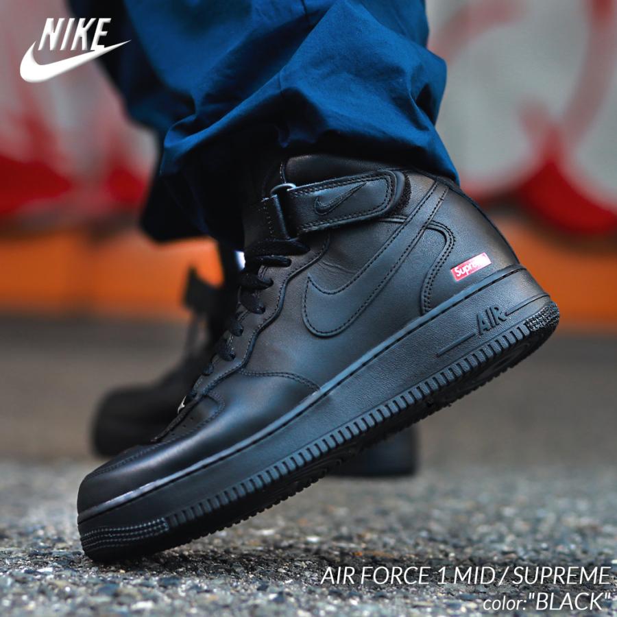 NIKE ナイキ エアフォース 1 ミッド シュプリーム スニーカー NIKE ナイキ エアフォース 1 ミッド シュプリーム スニーカー