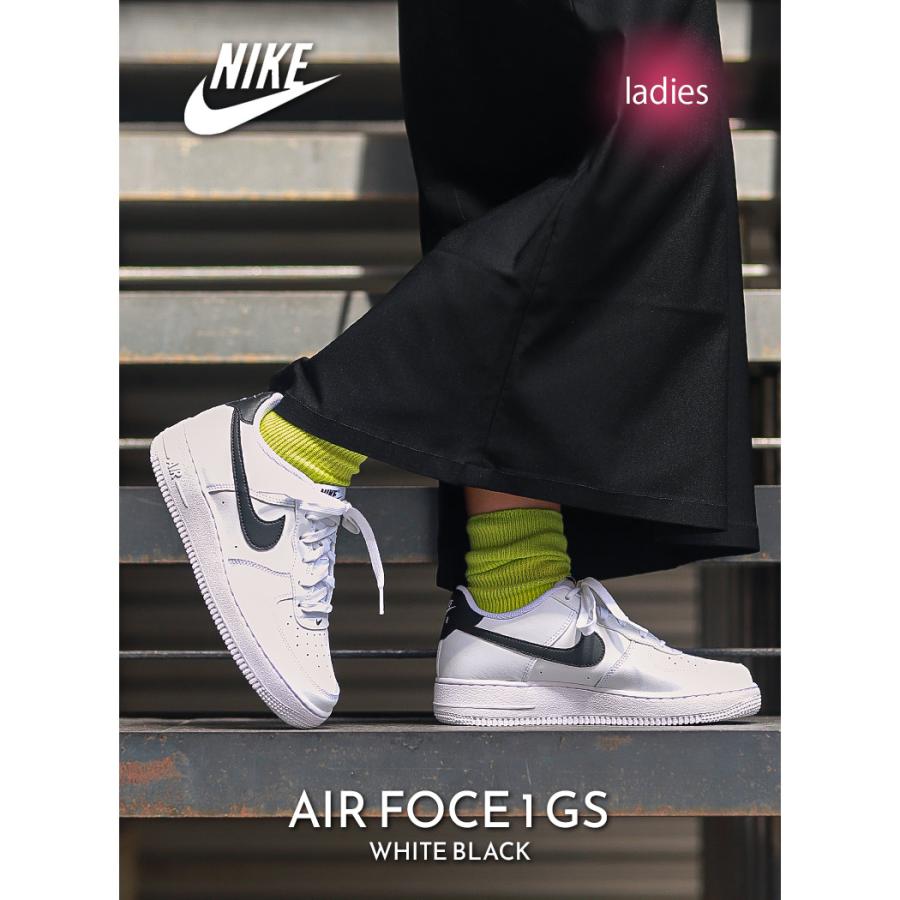 Nike Air Force 1 GS 23.5cmホワイト/ブラック NIKE ナイキ エアフォース スニーカー AIR FOCE 1 GS 