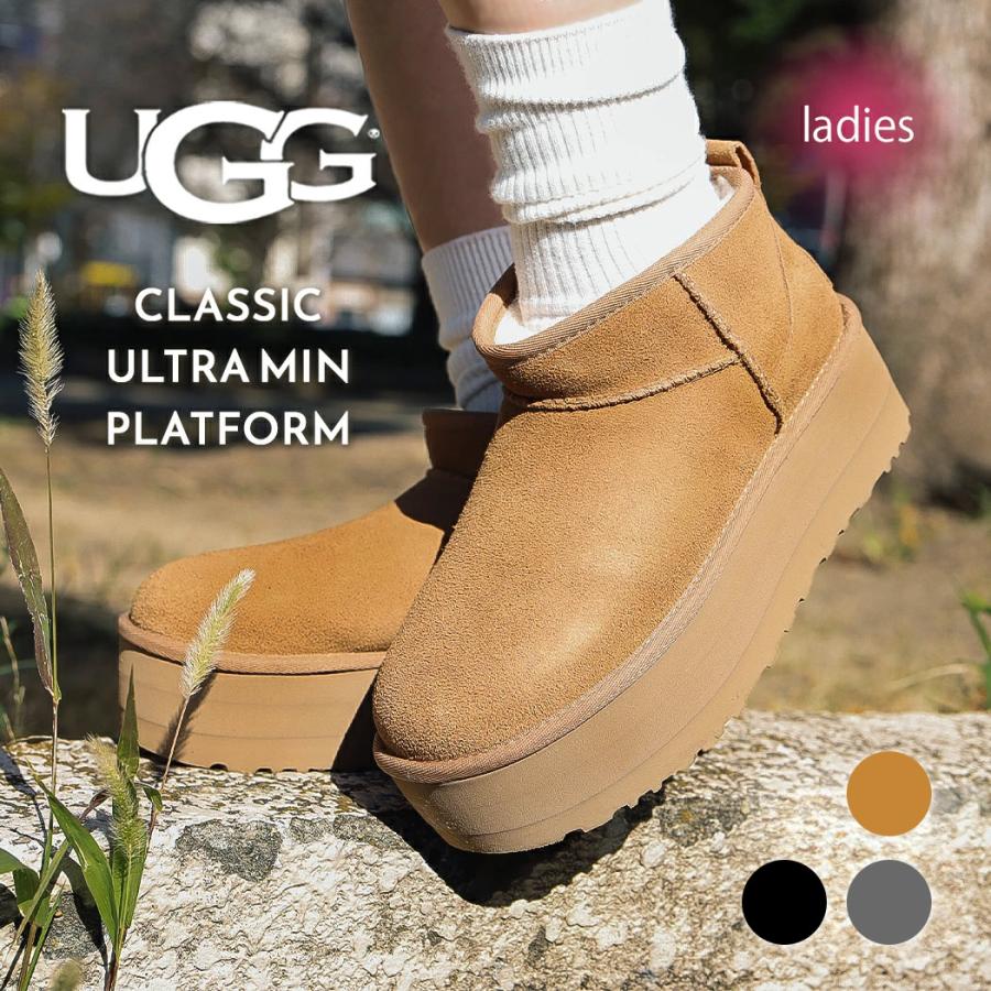 UGG アグ ウィメンズ クラシック ウルトラ ミニ プラットフォーム 