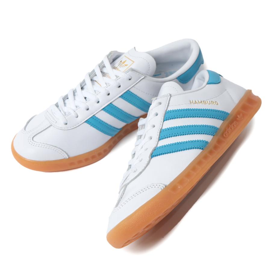 adidas アディダス ハンブルグ スニーカー HUMBURG W White Blue