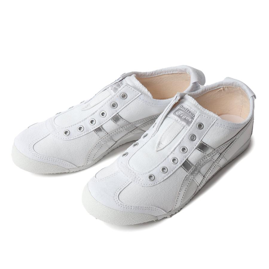 オニツカタイガー メキシコ66 スリッポン ホワイト/シルバー 23.5㎝ MEXICO 66 Onitsuka Tiger SLIP-ON オニツカタイガー メキシコ