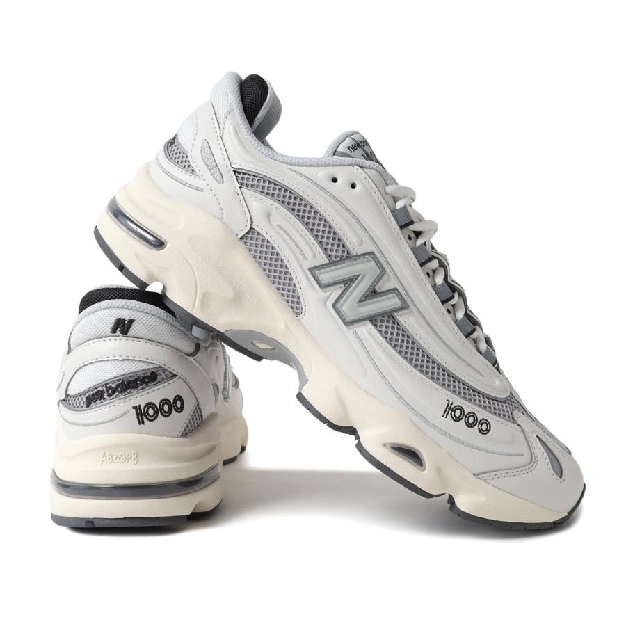 最終価格New Balance 1000 ホワイト/グレー スニーカー24.5㎝ New Balance NEW BALANCE ニューバランス 1000 スニーカー