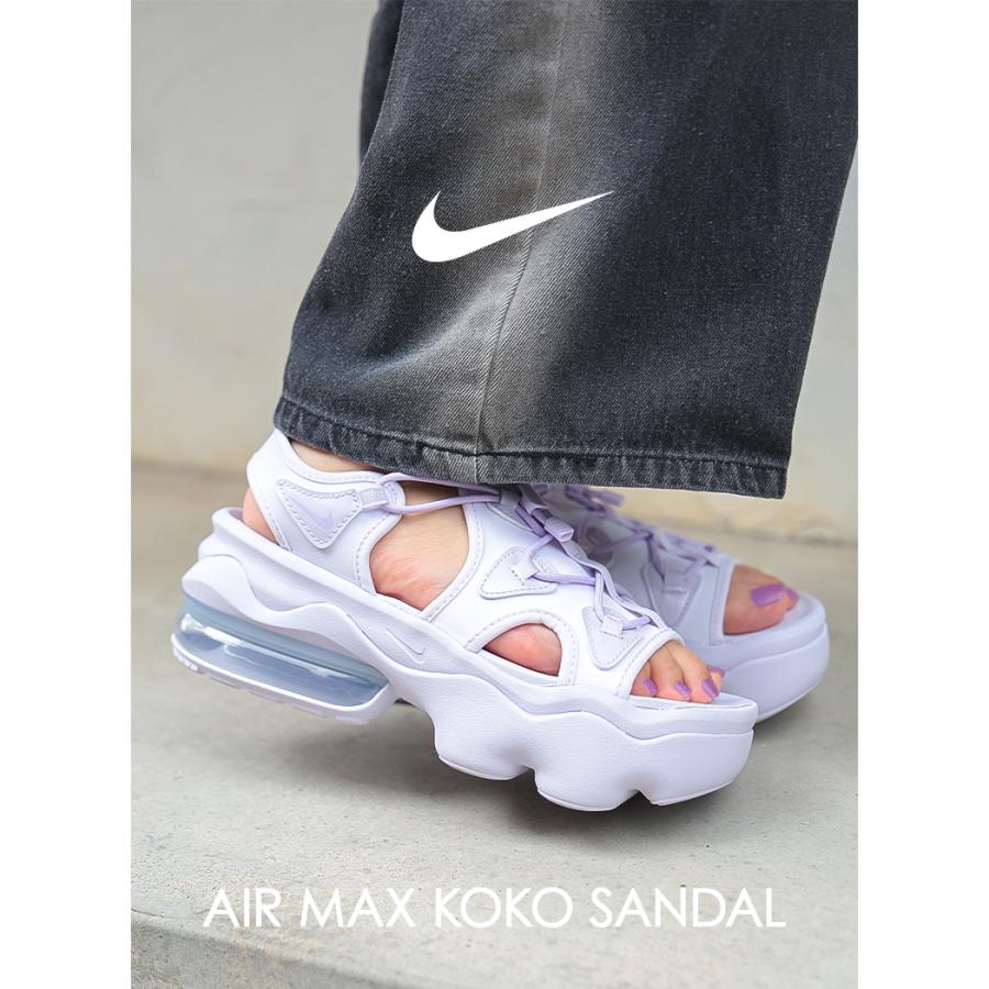 ナイキ エアマックスココ　25cm ベージュ/紫/青 NIKE WMNS AIR MAX KOKO SANDAL 