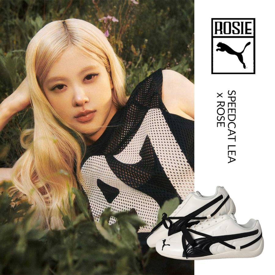 新品 PUMA SPEEDCAT LEA X ROSE BLACKPINK PUMA プーマ SPEEDCAT スピードキャット × ロゼ スニーカー LEA