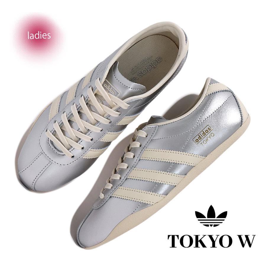 adidas メタリックシルバー スニーカー adidas アディダス TOKYO W トーキョ― スニーカー SILVER