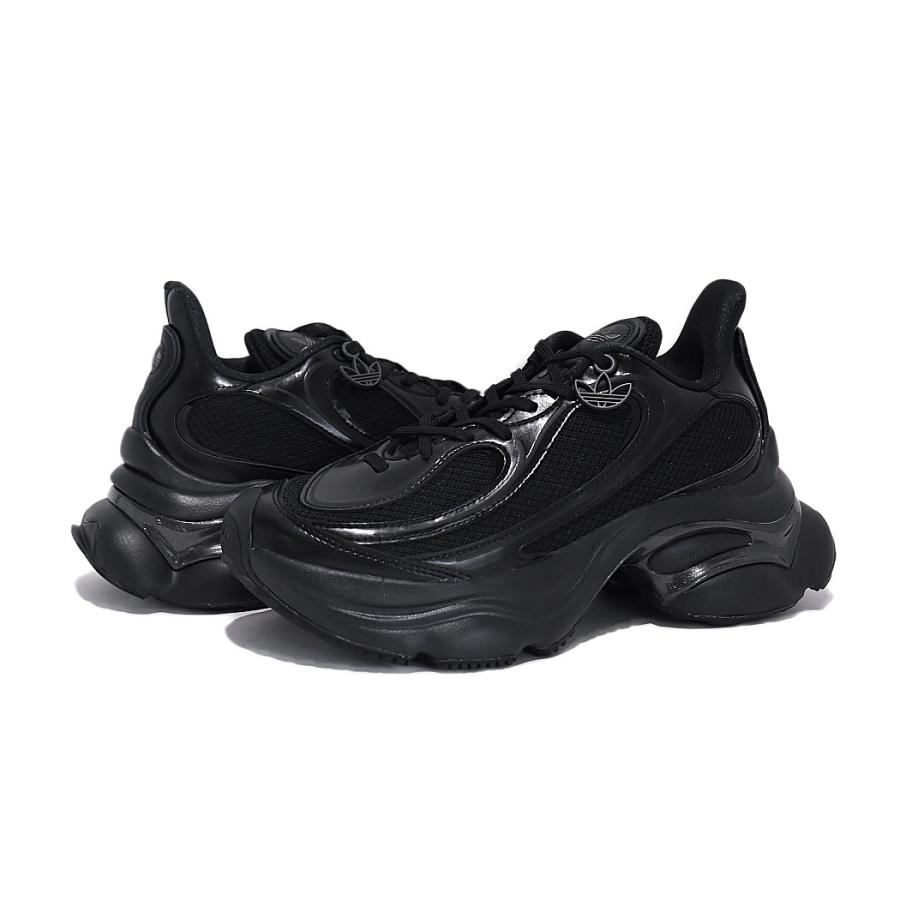 本日限定値下げオズヴィーナス ブラック スニーカー adidas アディダス 厚底 スニーカー オズヴィーナス OZVENUZ W
