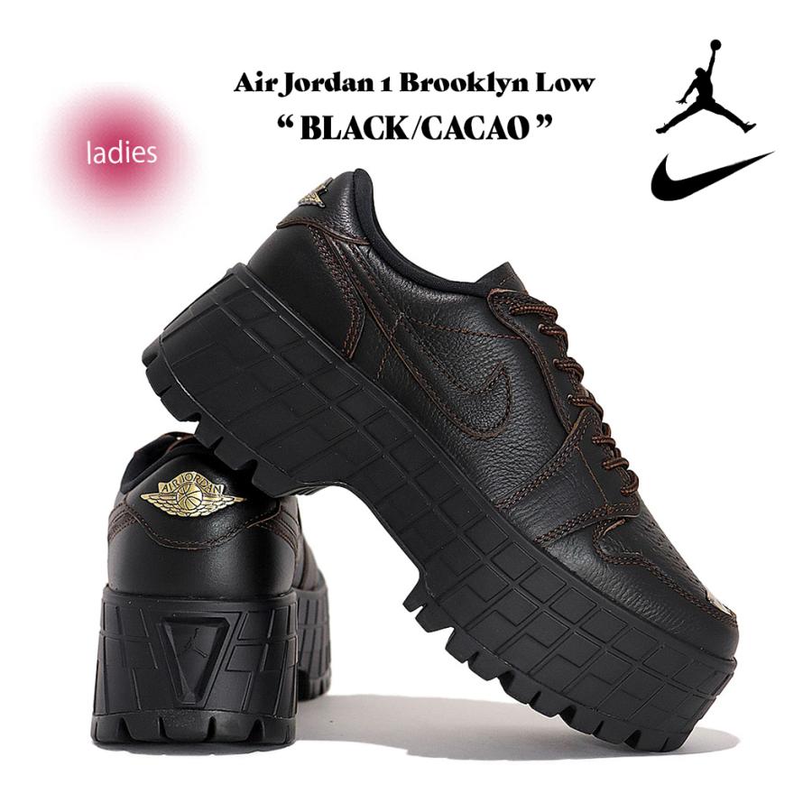 未使用級✨NIKE ナイキ エアジョーダン1 ブルックリン ブーツ 厚底 黒 NIKE ナイキ ウィメンズ エア ジョーダン 1 ブルックリン ロー