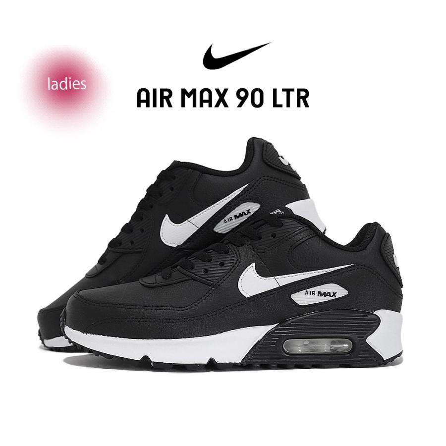 NIKE ナイキ エアマックス 90 スニーカー Air Max LTR GS BLACK/WHITE