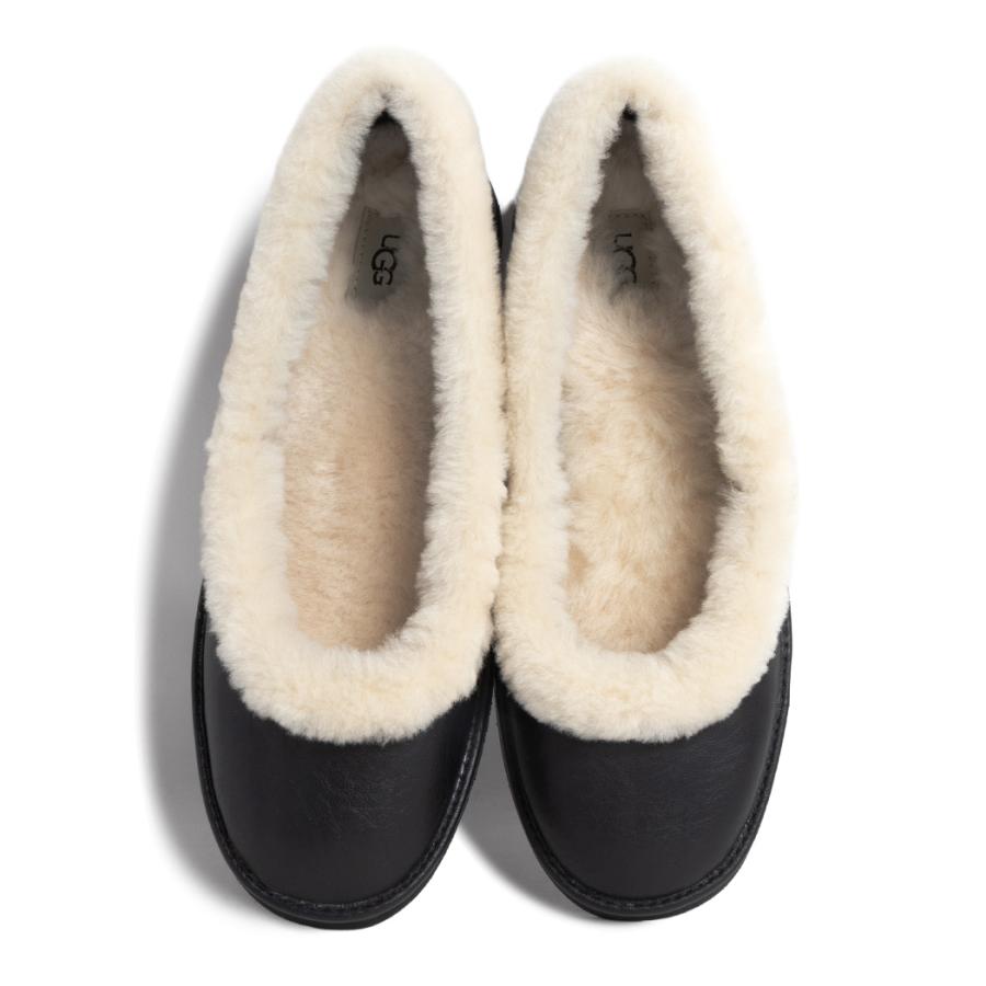 UGG Australia アグ ゾラ レザー バレエ フラット パンプス ボア