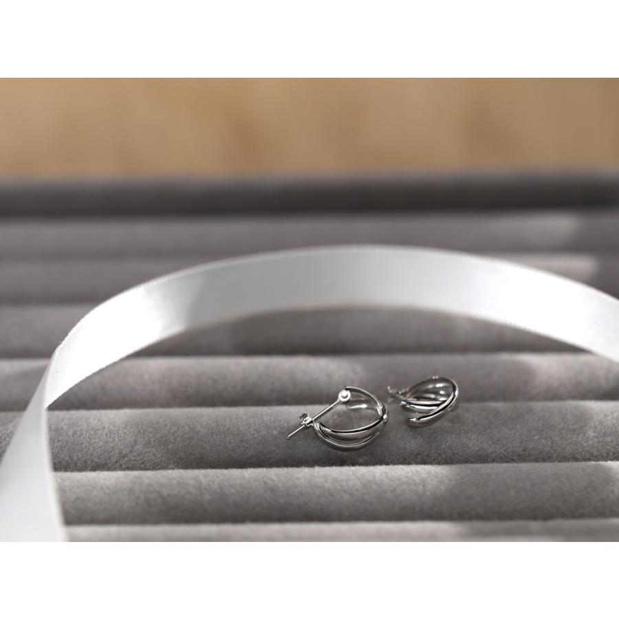 ピアス レディース フープピアス コンビカラー バイカラー ツーカラー