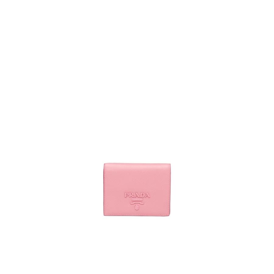 新発売の プラダ Prada 財布 小財布 二つ折り ２つ折り ペタロ ピンク ゴールド レザー 超歓迎 Frontweb Iamech Com Tw