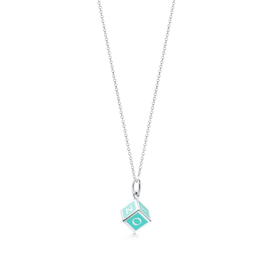 ティファニー Tiffany ネックレス スターリングシルバー ティファニーブルー エナメル キューブ ブロック チェーン77cm grptiffanygrp ブランドショップprecious 通販 Yahoo ショッピング