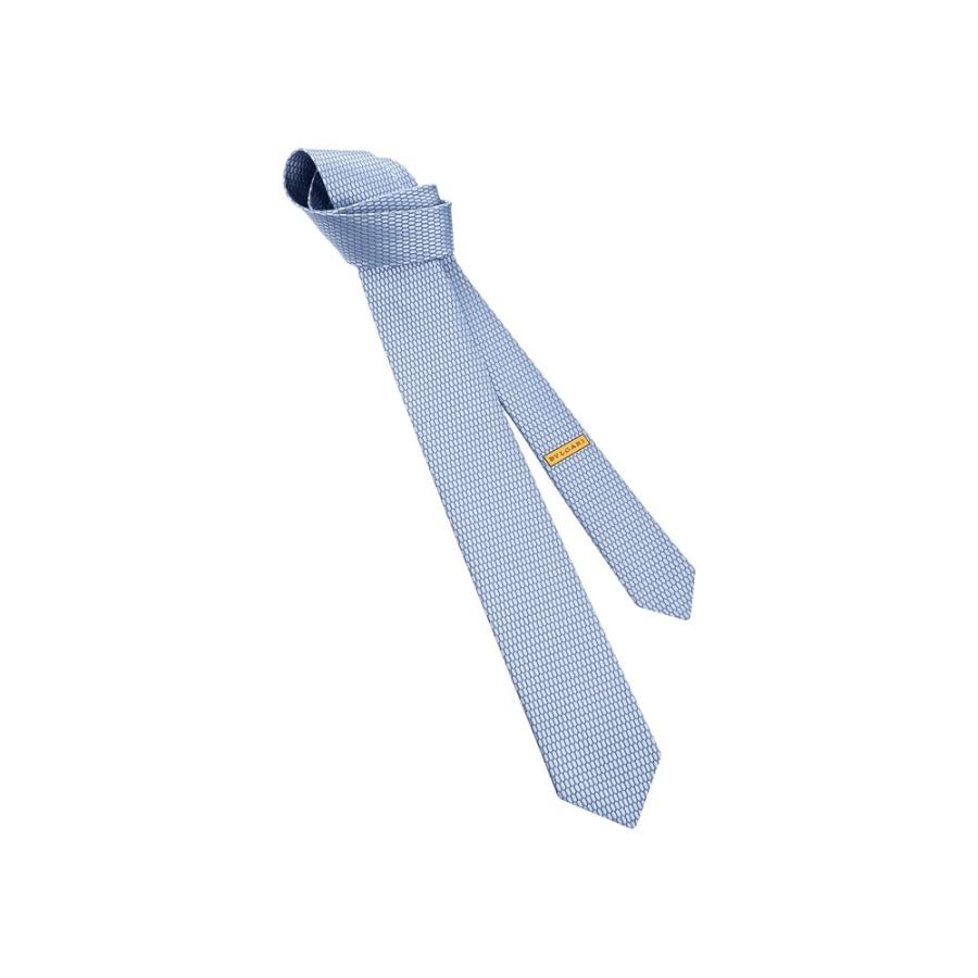 ライトブルー ファッション bvlgari ブルガリ ネクタイ 限定 クルーズ 秋 夏 Bvlgari シルク 新作 セブンフォールドブルガリ Bvlgari ネクタイ ライトブルー プリント セブンフォールド シルク 早い者勝ち 玄関先迄納品