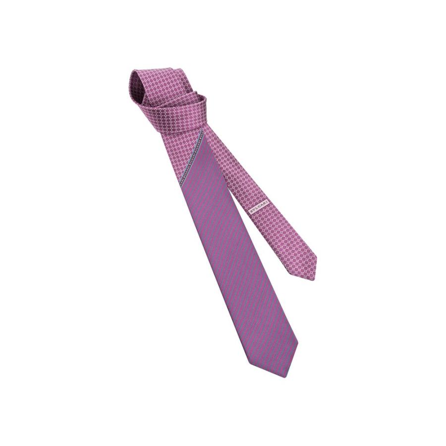 ネクタイ Bvlgari 夏 グレープアメジスト 冬 クルーズ ファッション ネクタイ セブンフォールド メンズファッション ブランド ネクタイブルガリ Bvlgari ネクタイ グレープアメジスト パープル プリント セブンフォールド シルク