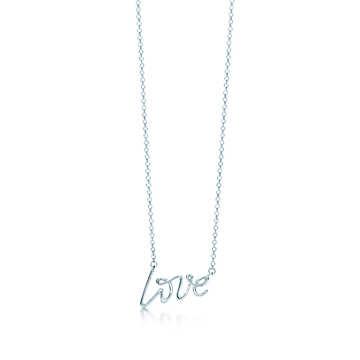 クリアランス ティファニー Tiffany ネックレス スターリングシルバー Love ロゴ 高い品質 Www Skylanceronline Com