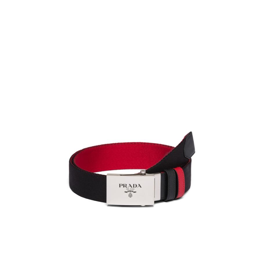 種類豊富な品揃え Prada プラダ ベルト Prada ブランド専門店 ベルト バックル ロゴ レッド ブラック 財布 帽子 ファッション小物 Nchsurat Org