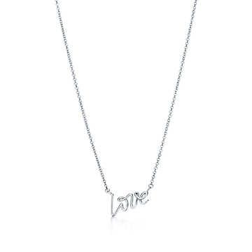新発売の ティファニー Tiffany ネックレス スターリングシルバー ロゴ Love 早者勝ち Www Skylanceronline Com