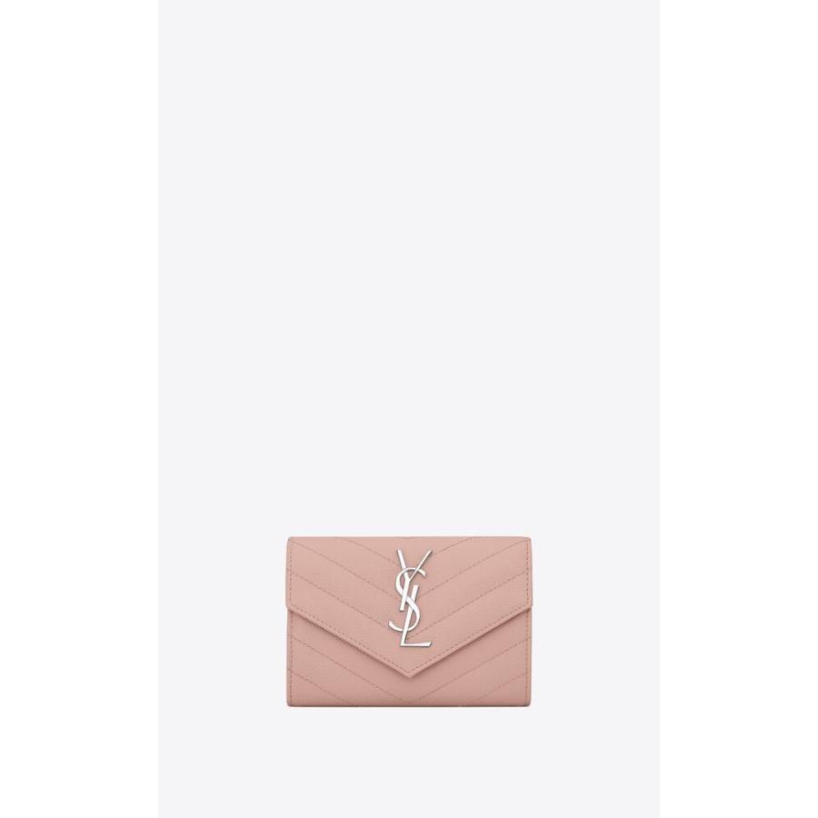 人気ブランド サンローラン Saint Laurent コインケース 小銭入れ カードケース ペールブラッシュ ピンクベージュ シルバー レザー 送料無料 早い者勝ち Www Jsanalytikal Com