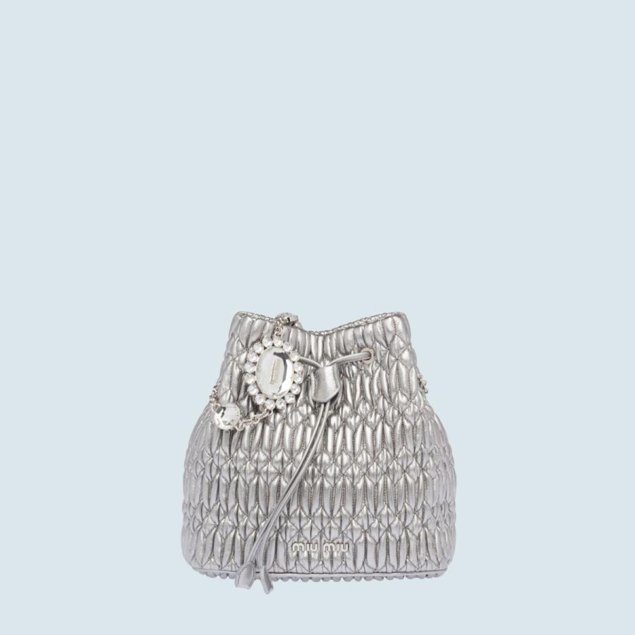 予約販売品 ミュウミュウ Miu Miu バッグ バック トートバッグ ショルダーバッグ シルバー クリスタル ギャザー ナッパ レザー 5be050fvjf0135vooomiumiu5be050fvjf0135vooo ブランドショップprecious 通販 Yahoo ショッピング 即納 最大半額