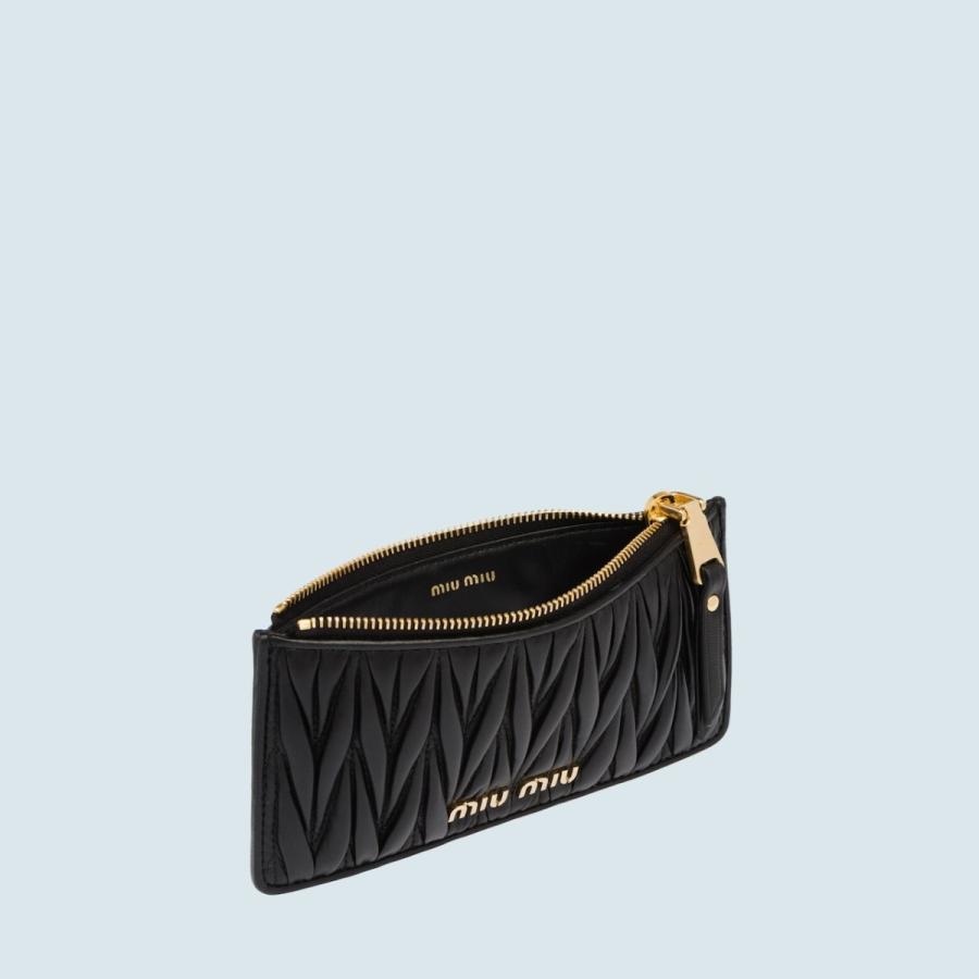 30 Offアウトレットsale ミュウミュウ Miu Miu コインケース 小銭入れ カードケース ブラック ゴールド ギャザー ラムスキン レザー 5mb006nf0002miumiu5mb006nf0002 ブランドショップprecious 通販 Yahoo ショッピング 配送員設置送料無料 Www