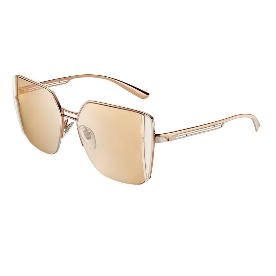 ブルガリ Bvlgari サングラス アイウェア ピンク ホワイトピンクゴールド メタル アセテート スクエア 121mm Www Unipymes Com