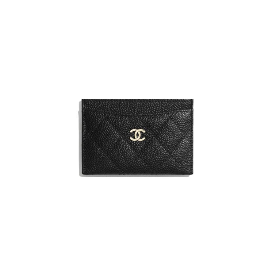 最終値下げ シャネル Chanel カードケース 名刺入れ パスケース ブラックゴールド グレインド カーフスキン 史上最も激安 Abmicse Org