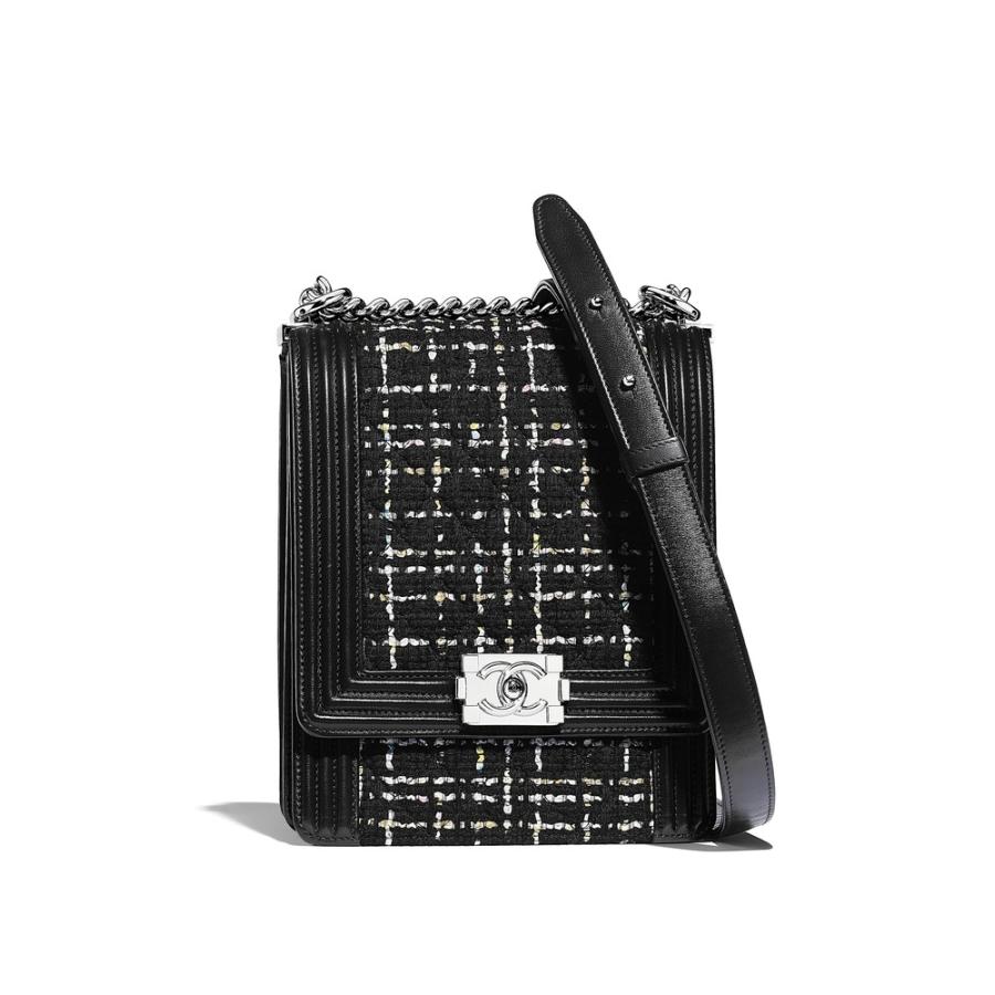 シャネル Chanel バッグ バック ショルダーバッグ ツイード カーフスキン ブラック ホワイト ピンク イエロー Halo Co Id