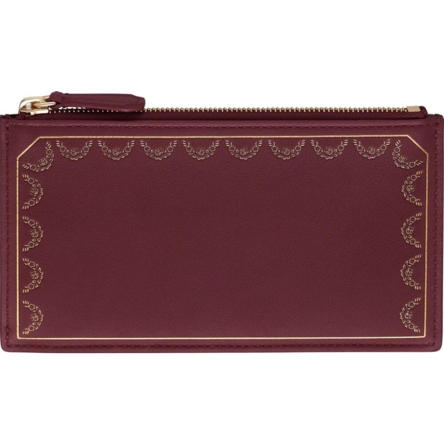 正規販売店 カルティエ Cartier カードケース 名刺入れ パスケース コインケース ボルドー ゴールド レザー 21春夏 Skylanceronline Com
