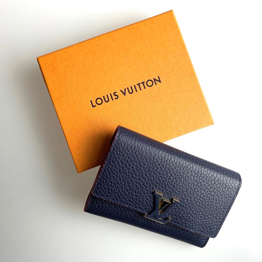 人気沸騰ブラドン 財布 Vuitton Louis ヴィトン ルイ ブランド専門店 中財布 トリヨンレザー ゴールド マリーヌルージュ ３つ折り 三つ折り 中財布 財布 Vuitton Louis ルイヴィトン 財布
