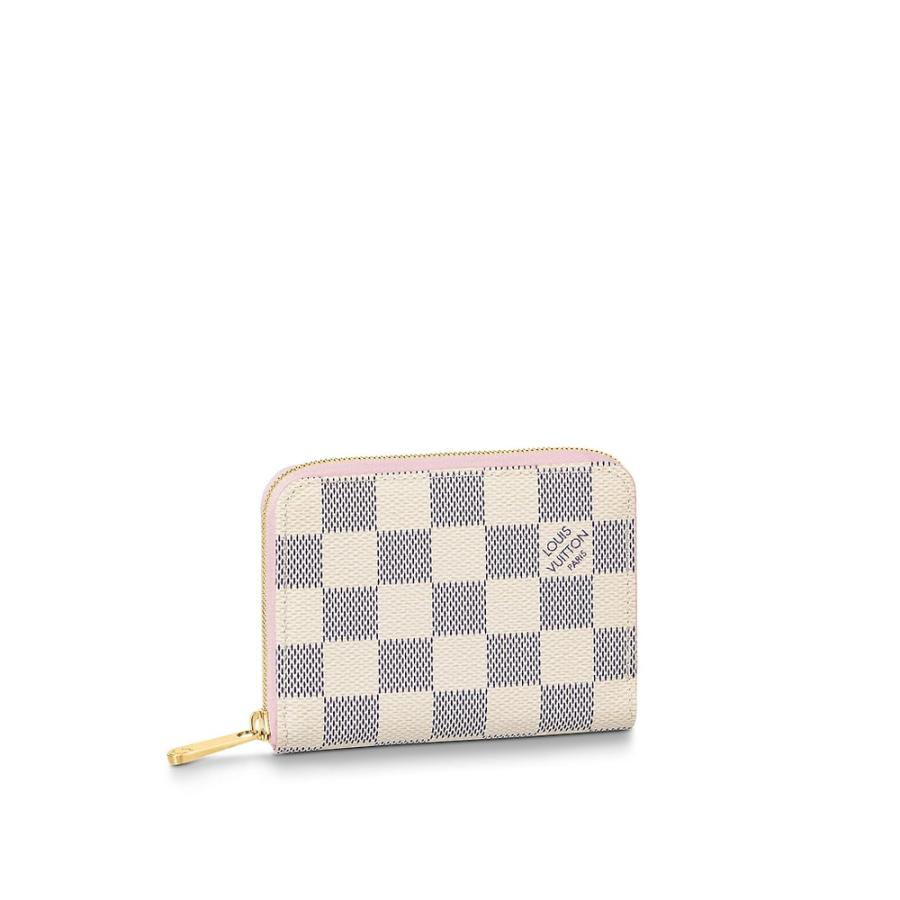 再入荷1番人気 ルイヴィトン Louis Vuitton コインケース 小銭入れ カードケース ダミエ アズール ホワイト ベージュ ローズバレリーヌ ピンク ゴールド Nlouisvuittonn ブランドショップprecious