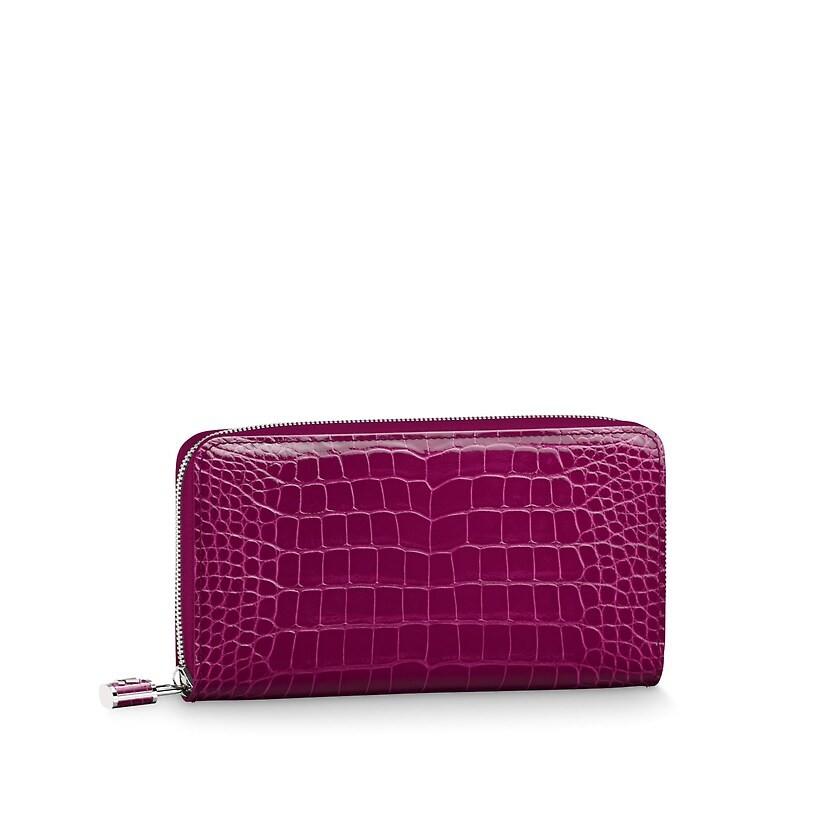 好評 ルイヴィトン Louis Vuitton 財布 長財布 ラウンドファスナー レザン パープル系 シルバー クロコダイル アリゲーター レザー 楽天市場 Aleefsurgical Com