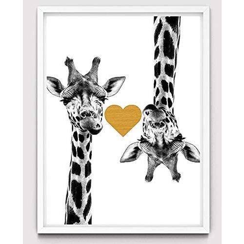 素敵な ソファ ソファベッド 犬ペット猫キリン動物 ポスター 8 X 10 Inches 約 X 25 Cm 8個セット 壁掛け ソファの背景 絵画