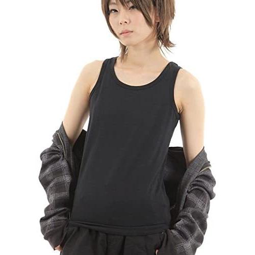 【海外 正規品】 胸つぶし （黒XL） 3列6段フック＆ゴム タンクトップ ナベシャツ その他の部位用