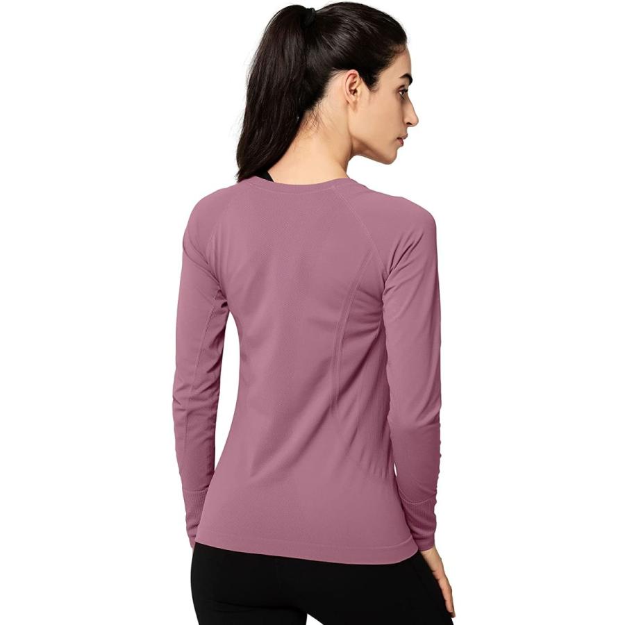 人気ブランドの Yvette イベット スポーツ 長袖 Tシャツ レディース トレーニング インナーウェア ストレッチ 吸汗速乾 ジョギング 登山 パープル M Nerima Idc Or Jp
