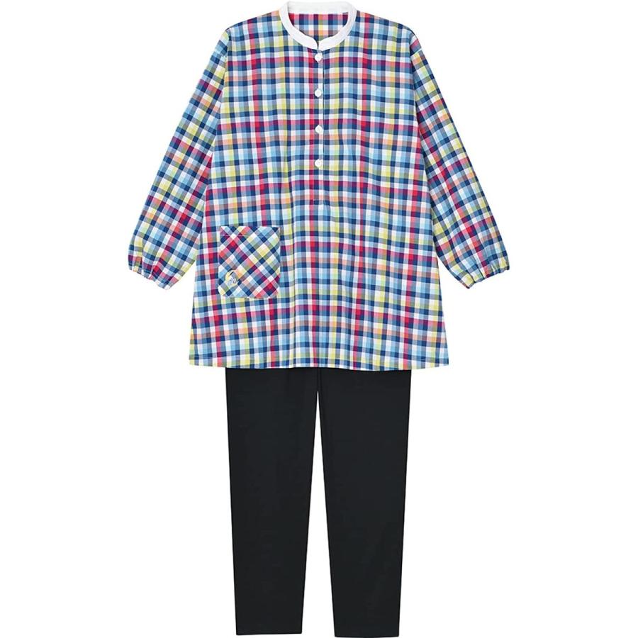 完全送料無料 ウイング ワコール パジャマセット 長袖 長ズボン やわらかな肌ざわりチェック柄 Ep4000 レディース Re M Roadmapforth Org