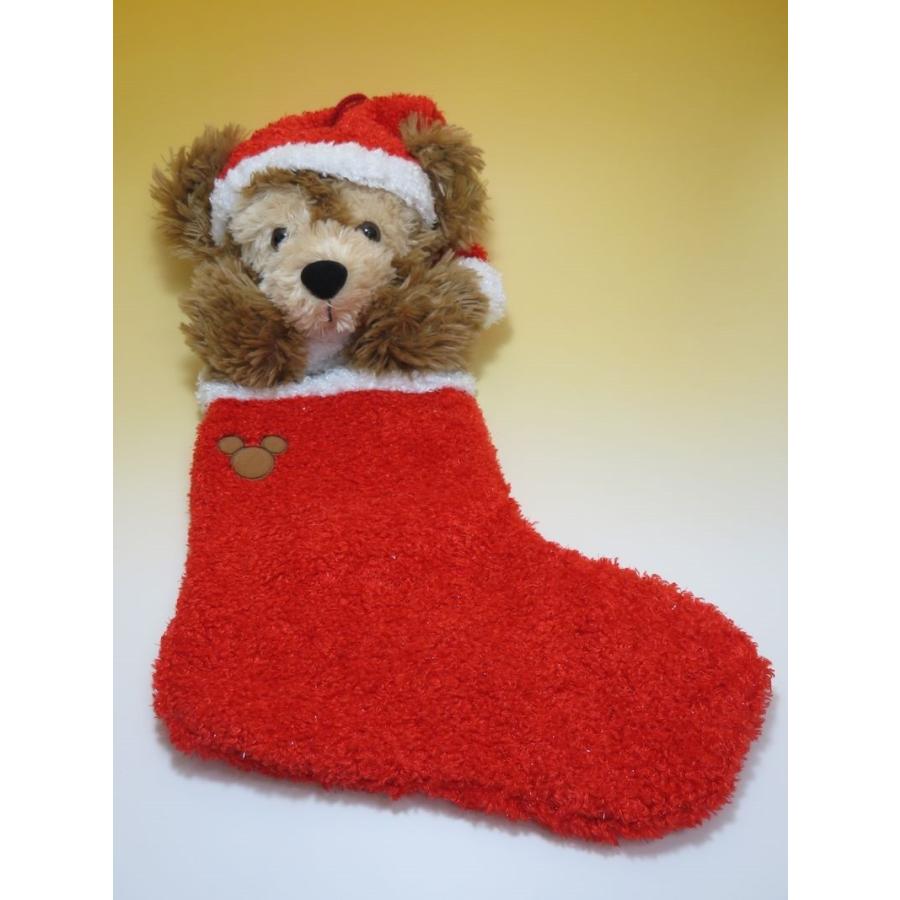 クリスマス サンタ ストッキング ダッフィー◇2003年 新古品 WDW WALT