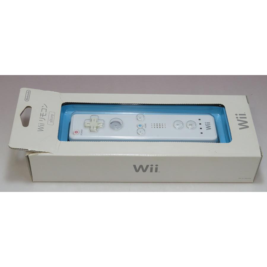 任天堂 Nintendo ニンテンドー Wiiリモコン shiro シロ 白 コントローラー RVL-A-CW 2006年12月2日 新古品 生産終了品｜preciousitem｜02