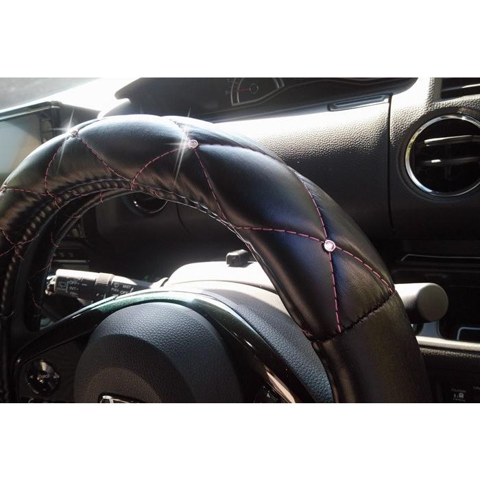 ハンドルカバー 軽自動車 Sサイズ ステアリングカバー レザー調 ラインストーン おしゃれ かわいい 軽 車 アクセサリー カー小物 車小物 車用品 Pdrl010 Pdvs010 Pdrl010 Pdvs010 プレシャスランド 通販 Yahoo ショッピング