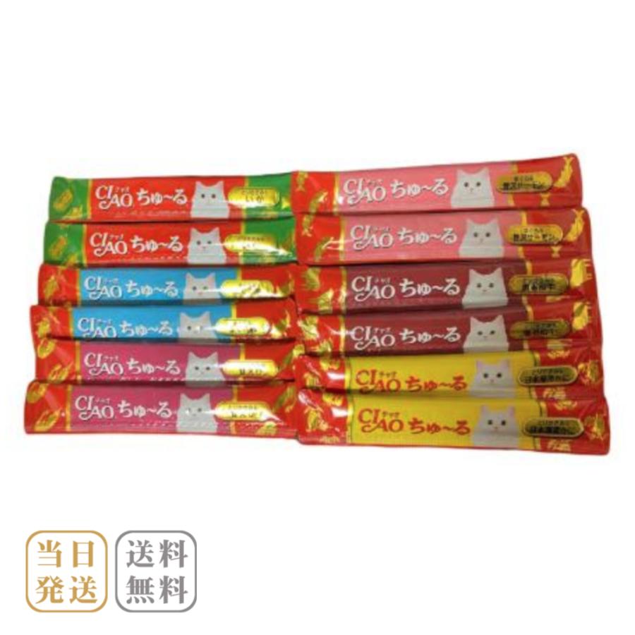 INABA ちゅ〜る ちゅーる お試し6種類 各味2本づつ12本セット