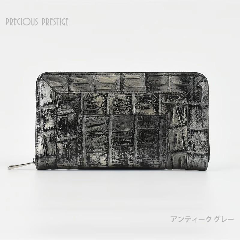 LEON掲載】クロコダイル 長財布 ラウンジップ 全2色